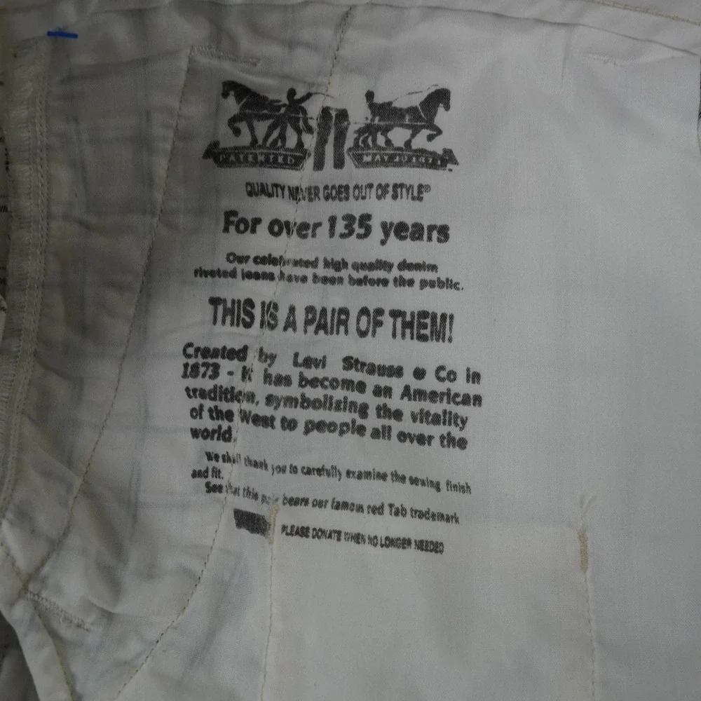 Levis Cargo Shorts Mens 38 White Black Grid Plaid Streetwear‎ Outdoor Skater